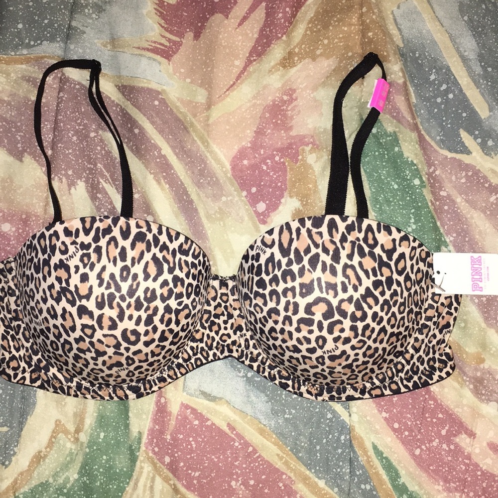 PINK Leopard Print Multi Way Bra